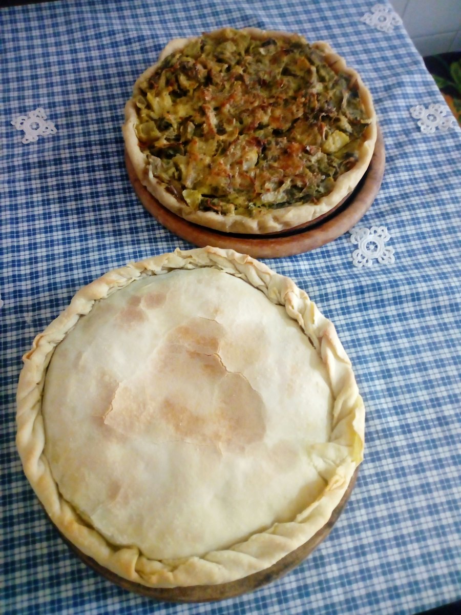 Пирог с капустой и яйцом